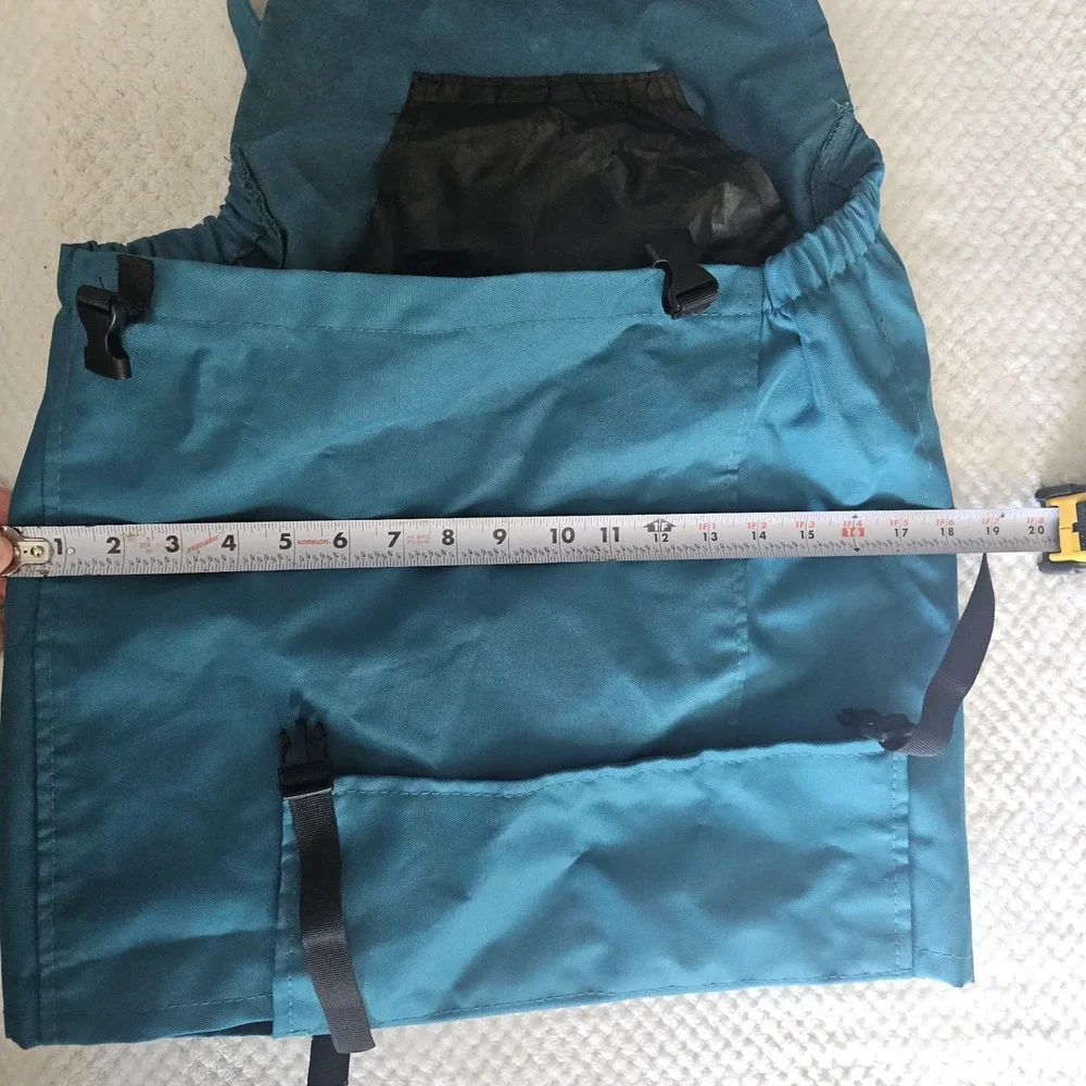 Jwthee Gardening Apron with Pockets‎ Adjustable Teal Harvest Bag - Picture 13 of 14